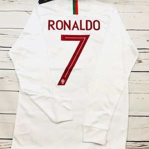 Portugal Ronaldo Men’s Away Long sleeve jersey